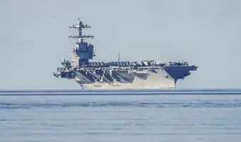 Llega al Caribe el portaaviones estadounidense USS Gerald R. Ford, 'el más grande del mundo'