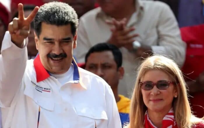 Nicolás Maduro y su esposa Cilia Flores llaman a la paz y a la unión en Venezuela