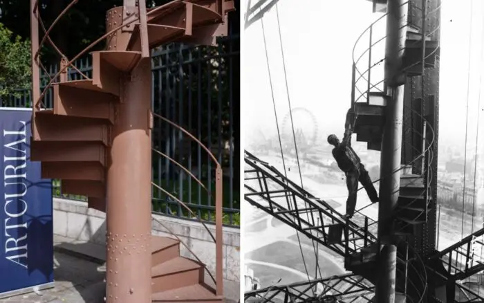 Venden tramo de la escalera de la Torre Eiffel en 9 millones de pesos