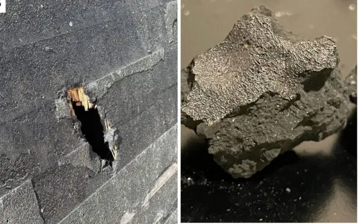 Meteorito que cayó en casa de EE.UU. revela datos sobre componentes fuera de la Tierra para la vida