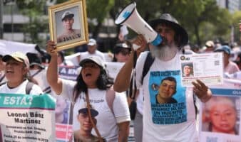 ‘Hagámosles visibles’, familias de desaparecidos marchan en el país