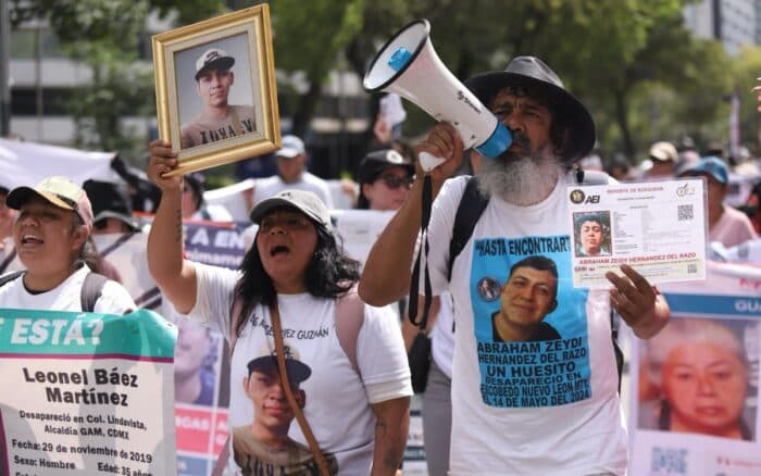 ‘Hagámosles visibles’, familias de desaparecidos marchan en el país