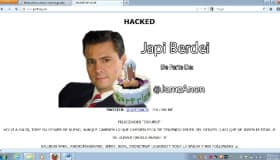 Anonymous hackea página de PRI-DF y pone foto 'manipulada' de EPN