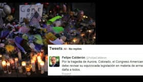 Calderón emite juicio por tragedia en Colorado