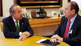 FCH y Rubén Moreira dialogan sobre seguridad de Coahuila