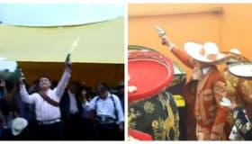 Videos: Con disparos al aire celebran festividades en Iztapalapa
