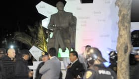 Fotos: Así se fue el ex dictador Aliyev de Reforma 