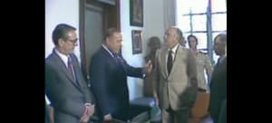 Video: López Portillo recibió a Aliyev en Los Pinos, en 1982
