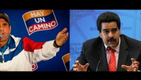 Videos: Así comenzaron las campañas de Maduro y Capriles en Venezuela