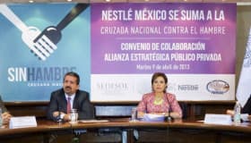 Rechazan participación de Nestlé en Cruzada contra el Hambre