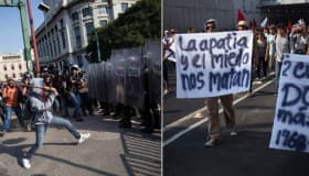 Policías y anarquistas se enfrentaron en tres ocasiones