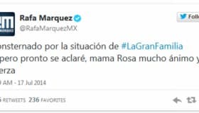 Rafa Márquez, "consternado" por detención de Mamá Rosa