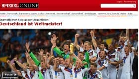 "Deutschland ist Weltmeister!", así celebró la prensa alemana el triunfo