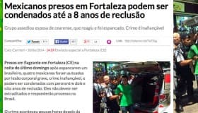 Panistas detenidos en Brasil, por tocamiento de mujer y golpear a brasileño