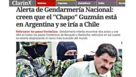 Alerta máxima en Argentina y Chile por posible presencia de  "El Chapo" Guzmán