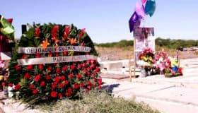 Una ofrenda floral para "Perrillo"... de parte del 'Chapo'
