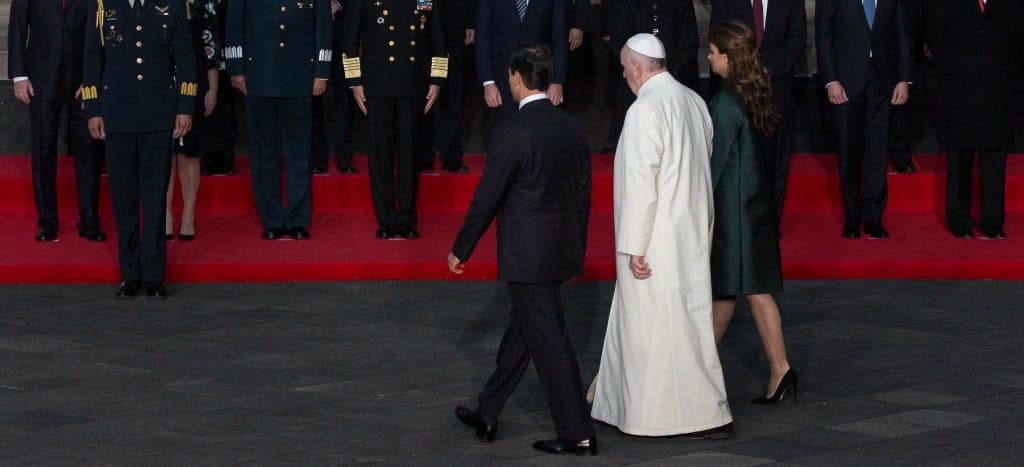 “Las causas del Papa son también las causas de México”: Peña Nieto