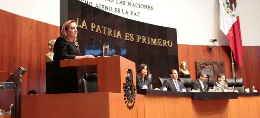 En el Senado, llueven críticas a Ruiz Massieu por visita de Trump