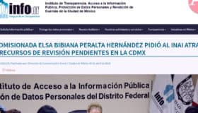 Sólo queda una comisionada en el InfoCDMX; pide ayuda al Inai (Video)