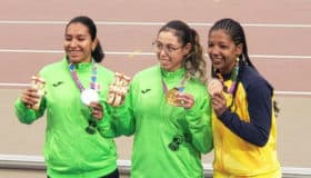 Lima 2019: Hacen mexicanas el 1-2 en los 100 metros planos
