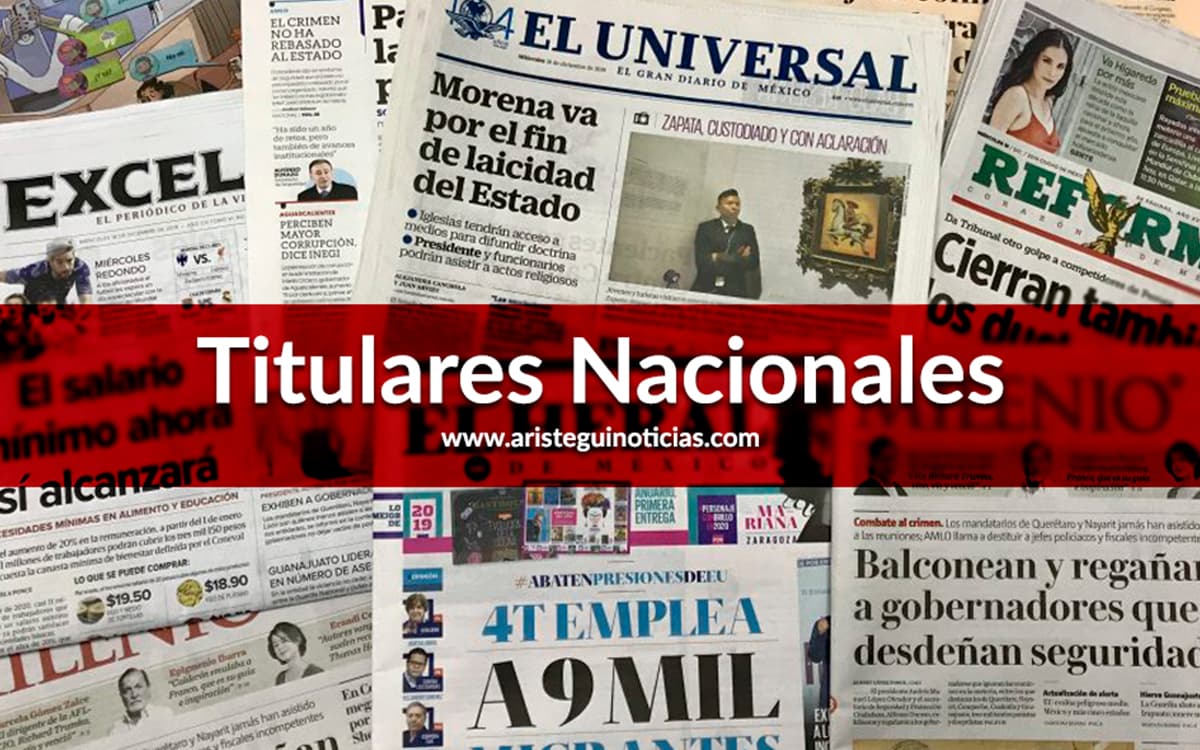 Aprueban Morena y sus aliados el plan b; sacude al INE; México se ratifica  como primer socio comercial de EU; y más | Titulares nacionales 07/12/2022  | Aristegui Noticias