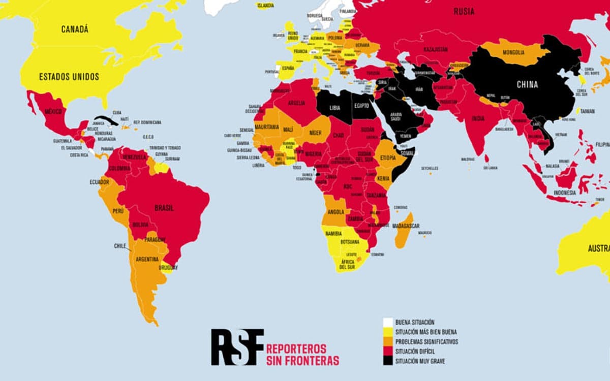 México es el país más peligroso para la prensa en América: RSF