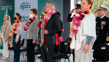 AMLO, Sheinbaum y Rousseff conmemoran en Templo Mayor fundación de México-Tenochtitlan | Video