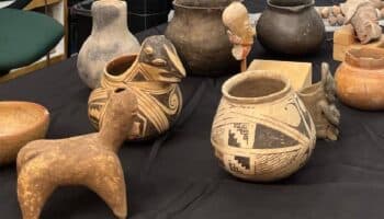 El gobierno mexicano recibe 41 piezas arqueológicas de Estados Unidos