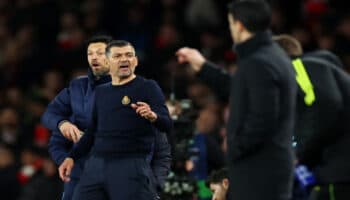 Sube la tensión entre Conceicao y Arteta en Emirates Stadium | Video
