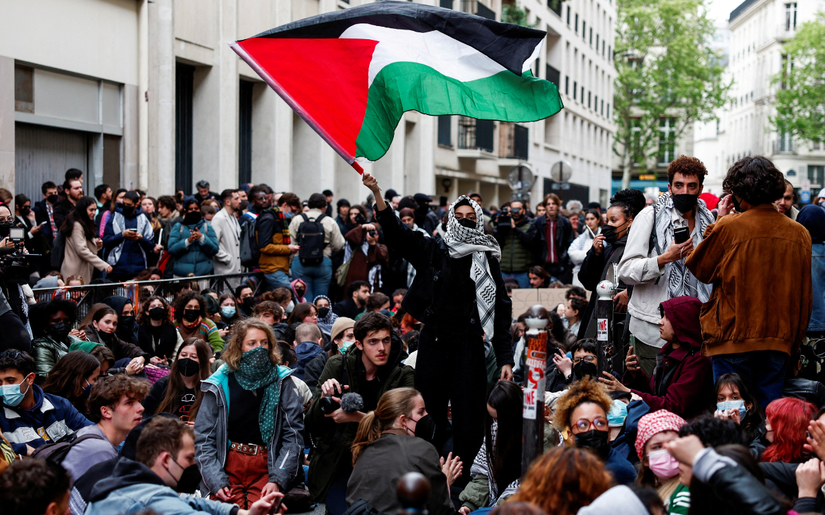 Cierre de la universidad Sciences Po París ante nueva toma por activistas propalestinos