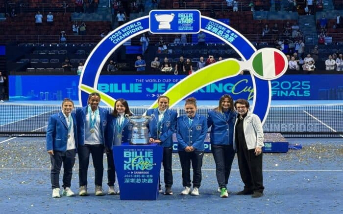 Italia se corona en la Copa Billie Jean King  | Video