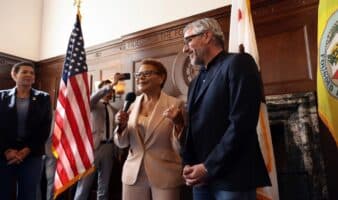 LA28: Carga alcaldesa angelina contra presidente del comité organizador