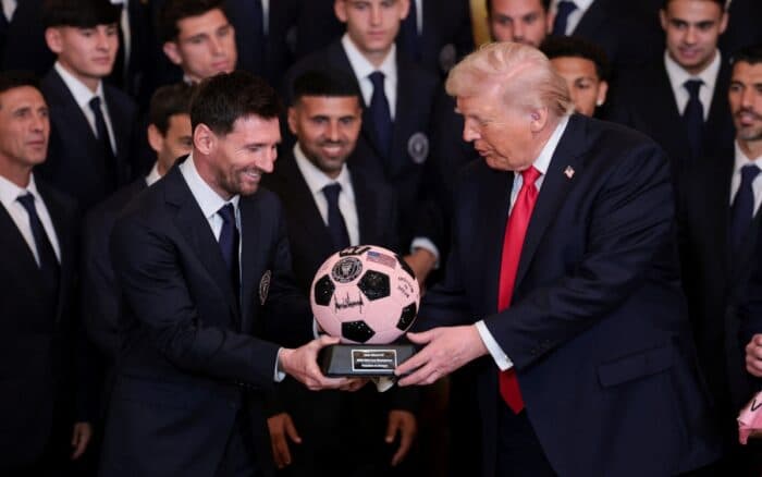 Inter Miami, con Lionel Messi, visita a Donald Trump en la Casa Blanca | Video y fotogalería