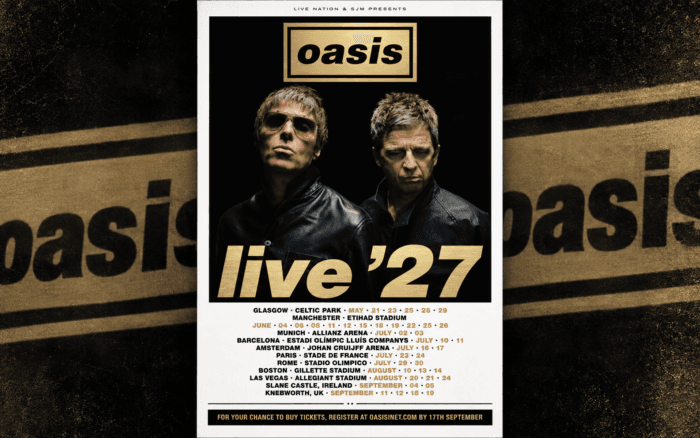 Oasis anuncia nueva gira para 2027