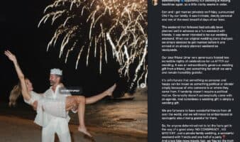 Trump Jr. confirma que empresario ruso pagó su boda