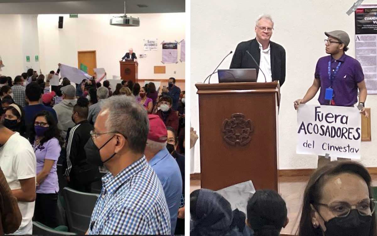 Protestan en Cinvestav contra candidatura de investigador denunciado por acoso