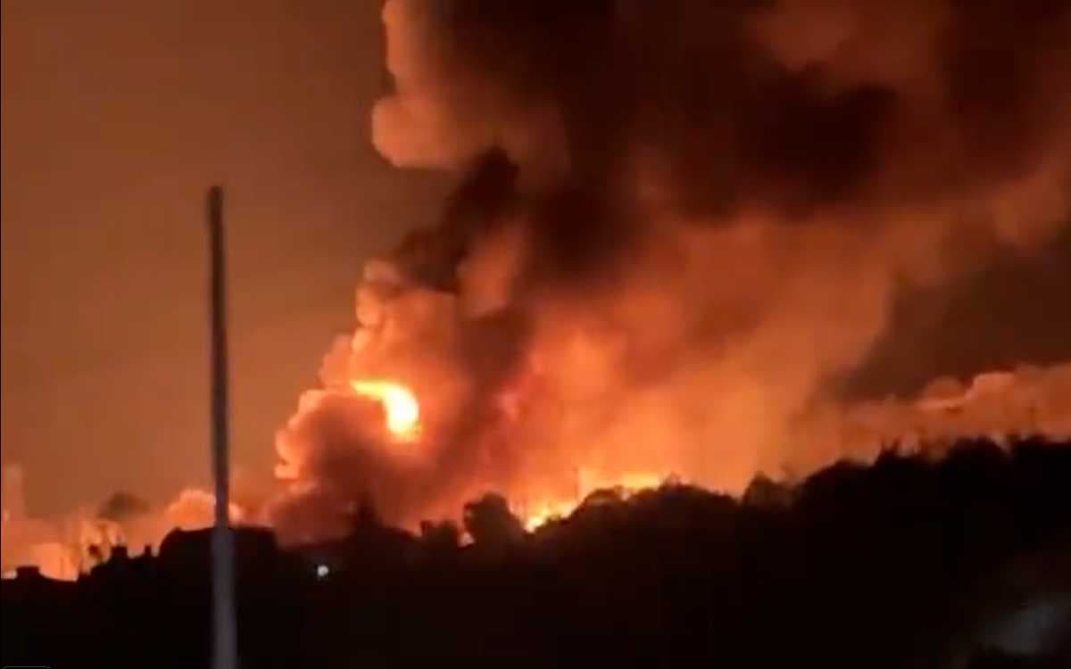 Se incendia ducto de Pemex en Hidalgo