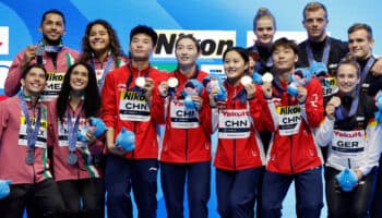 Fukuoka 2023: Logran mexicanos la plata en saltos mixtos por equipos | Tuit