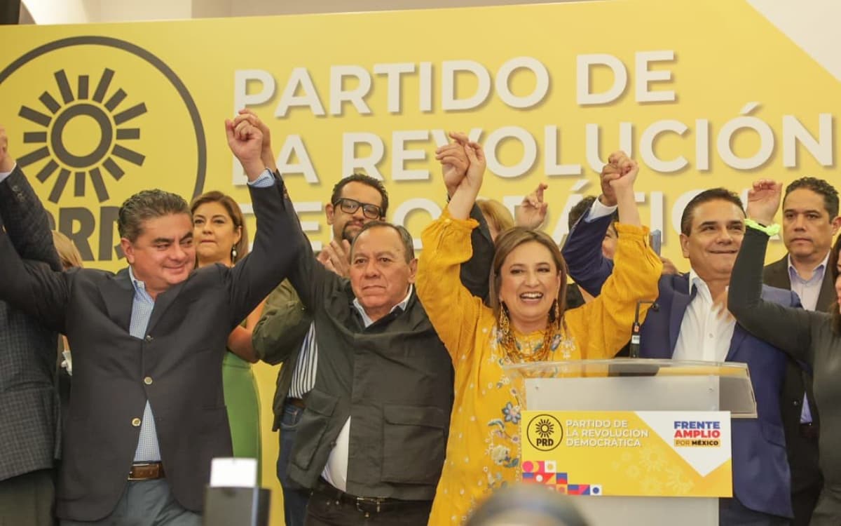 PRD respalda oficialmente a Xóchitl Gálvez rumbo a 2024