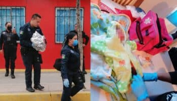 Abandonan a una bebé en una bolsa de mandado cerca de nopalera en Hidalgo