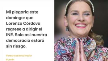 Beatriz Gutiérrez Müller le dedica una 'plegaria' a Lorenzo Córdova, pidiendo su regreso al INE