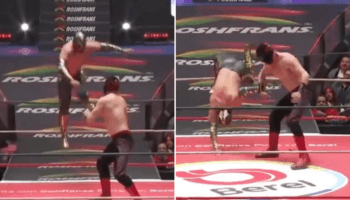 Video | Oro Jr. sufre una impactante lesión desde la tercera cuerda en la Arena México