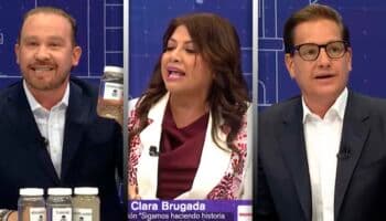 Aristegui en Vivo: Debate Chilango; Sheinbaum cruza retenes de encapuchados; referéndum en Ecuador; protestan contra Petro y más…