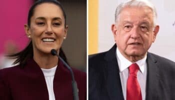 Niega AMLO distanciamiento con Sheinbaum tras primer debate presidencial