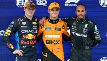 F1 | Norris roba la 'pole' a Verstappen; 'Checo', penalizado, finaliza octavo