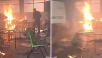 Quema de casilla en Cuautitlán Izcalli; reportan un detenido | Video
