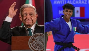 'Va a pasar': AMLO anticipa oro para Awiti en judo