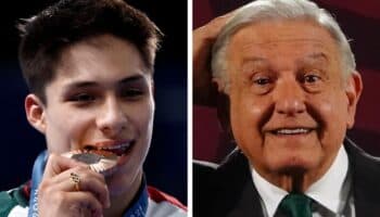 AMLO aplaude bronce de Osmar Olvera en los clavados