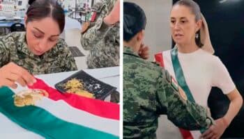 ¿Cómo se confeccionó la banda presidencial que portará Claudia Sheinbaum? | Video