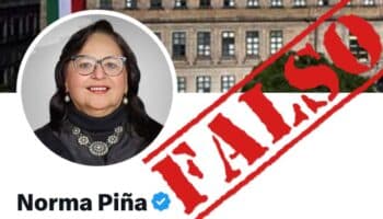 Este perfil falso suplanta identidad de Norma Piña para difundir desinformación
